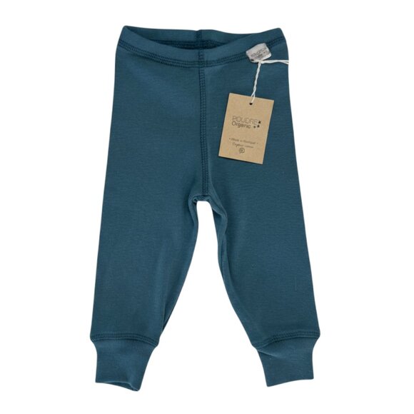 Poudre Organic Other - POUDRE ORGANIC - LEGGINGS - 100% ORGANIC COTTON - BLUE GREEN - 6M - NWT